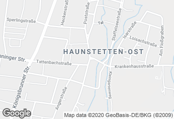 Karte mit Standort von Bäckerei Konditorei Rager GmbH