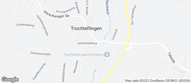 Karte mit Standort von Backhaus Mahl