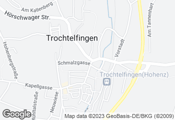 Karte mit Standort von Backhaus Mahl