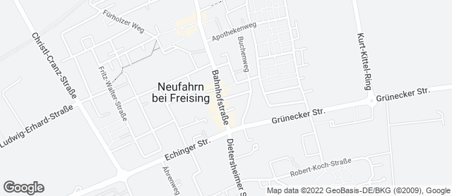 Karte mit Standort von Familienbäckerei Kistenpfennig - Fil. Neufahrn 2