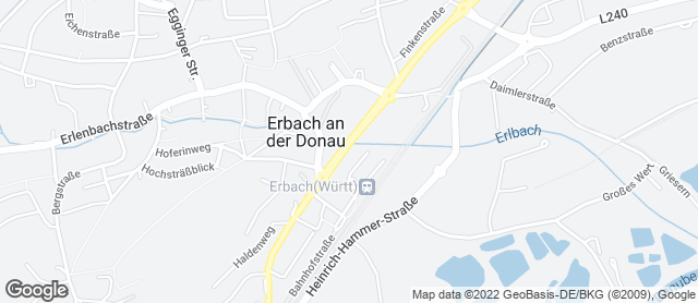 Karte mit Standort von Bäckerei Mäschle OHG