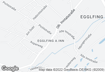 Karte mit Standort von Wagner GmbH - Bäckerei-Konditorei (Egglfing)