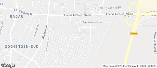 Karte mit Standort von Ihle-Café Göggingen II