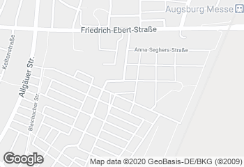 Karte mit Standort von Ihle-Café Göggingen II