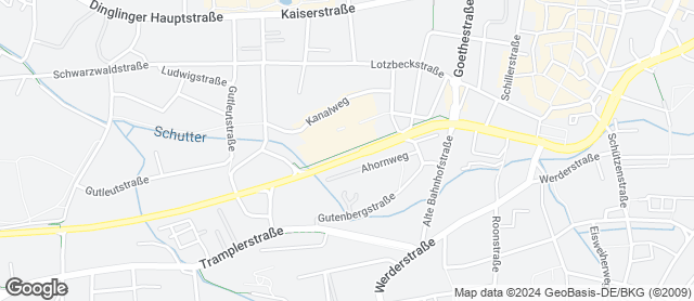 Karte mit Standort von Stadtbäckerei Dreher, Inh. Markus Dreher e.K.  Arena-Einkaufspark