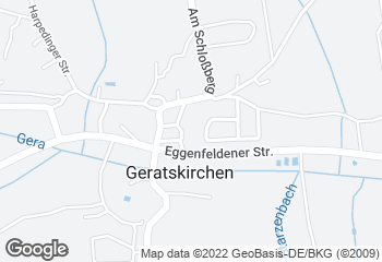 Karte mit Standort von Geratskirchen