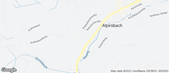 Karte mit Standort von Zieglers Bäckerei-Cafe Alpirsbach