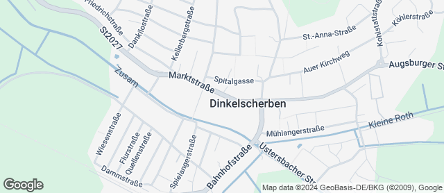 Karte mit Standort von Bäckerei Gleich