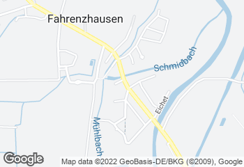 Karte mit Standort von Familienbäckerei Kistenpfennig - Fil. Unterbruck