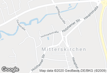 Karte mit Standort von Bäckerei Bruckmeier