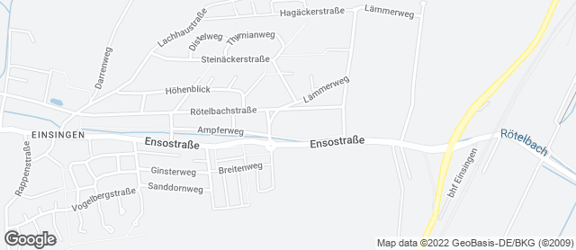 Karte mit Standort von Firma Kirsamer's Backstube Gmbh
