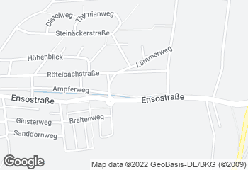 Karte mit Standort von Firma Kirsamer's Backstube Gmbh