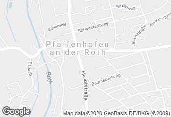 Karte mit Standort von Bäckerei Meinrad Stetter