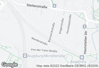 Karte mit Standort von Bäckerei Balletshofer GmbH