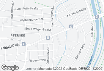 Karte mit Standort von Bäckerei Vollwertbäcker Schneider KG