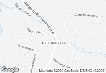 Karte mit Standort von Bäckerei Heitzmann GmbH & Co. KG