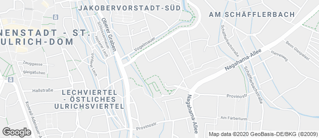 Karte mit Standort von Ihle-Café in der City Galerie