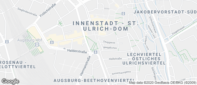 Karte mit Standort von Ihle-Café Königsplatz