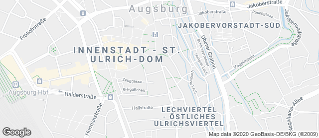 Karte mit Standort von Ihle-Café Maximilianstraße
