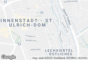Karte mit Standort von Ihle-Café Maximilianstraße