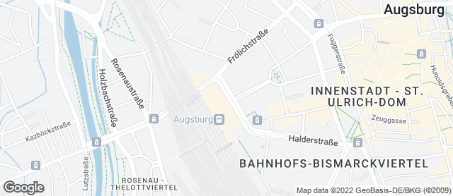 Karte mit Standort von Bäckerei Konditorei Rager GmbH