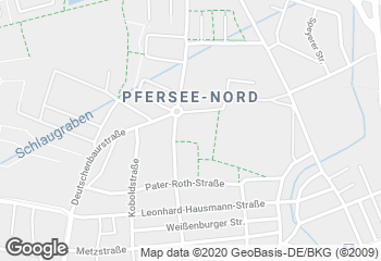Karte mit Standort von Ihle Edeka Pfersee
