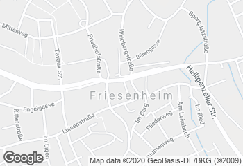 Karte mit Standort von Reiß Beck GmbH & Co. KG Friesenheim