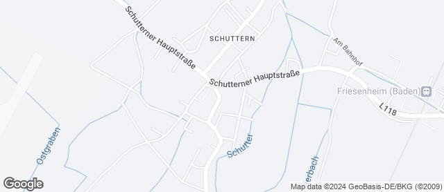 Karte mit Standort von Bäckerei Baumert