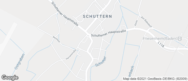 Karte mit Standort von Bäckerei Baumert