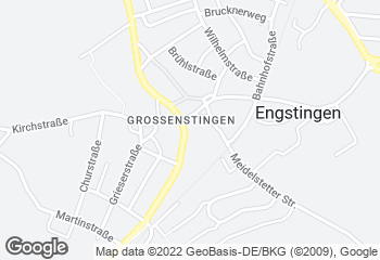 Karte mit Standort von Bäckerei Marquardt Engstingen