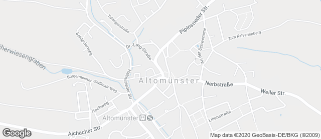 Karte mit Standort von Bäckerei Mair's Backstube e. K.