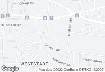 Karte mit Standort von Bäckerei Hamma GmbH & Co. KG