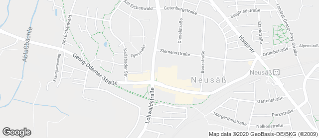 Karte mit Standort von Ihle Kaufland Neusäß