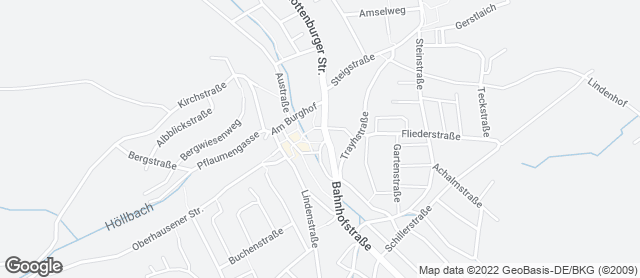 Karte mit Standort von Bäckerei Schmid GmbH