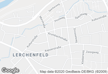 Karte mit Standort von Bäckerei Schweller GmbH   Filiale Krumbachstrasse