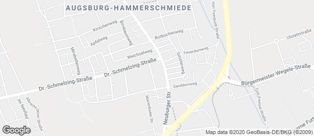 Karte mit Standort von Ihle-Café im FMZ Hammerschmiede