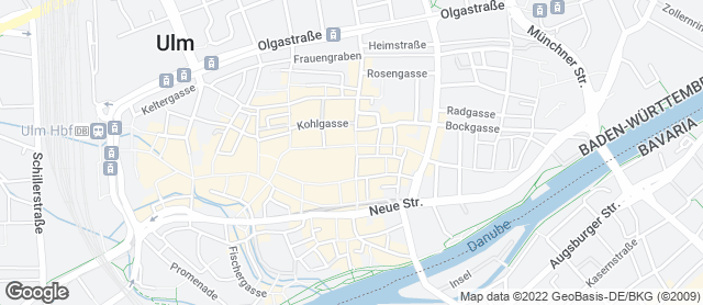 Karte mit Standort von Bäckerei Hamma GmbH & Co. KG