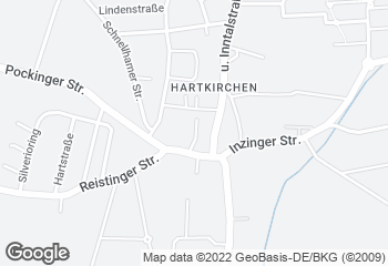 Karte mit Standort von Wagner GmbH - Bäckerei-Konditorei (Edeka Buchbauer Hartkirchen)