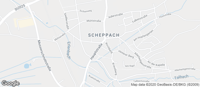 Karte mit Standort von Bäckerei Kollmann