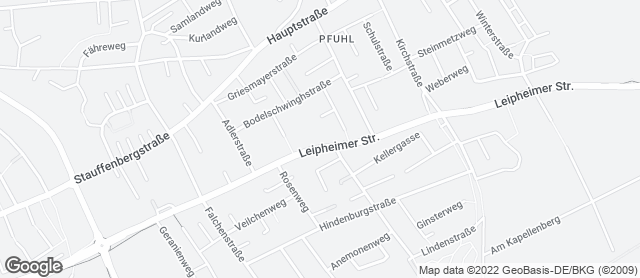 Karte mit Standort von Bäckerei Hamma GmbH & Co. KG