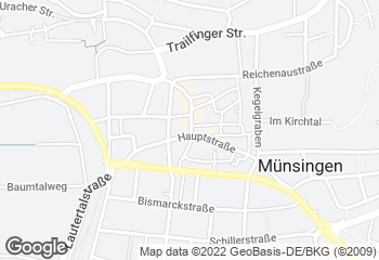 Karte mit Standort von Bäckerei Hoffmann