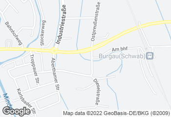 Karte mit Standort von Bäckerei Staib GmbH & Co. KG