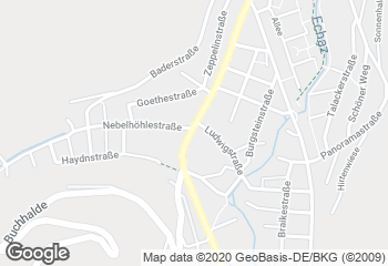 Karte mit Standort von Bäckerei Marquardt Unterhausen