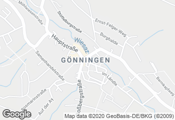 Karte mit Standort von Bäckerei Schmid