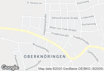 Karte mit Standort von Bäckerei Bosch GmbH