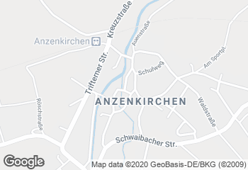 Karte mit Standort von Bäckerei Voggenreiter