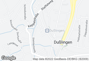 Karte mit Standort von Cafe Kult -Dußlingen-