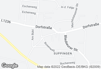 Karte mit Standort von Bäckerei Erz