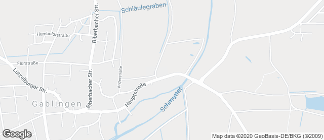 Karte mit Standort von Ihle Edeka Gablingen