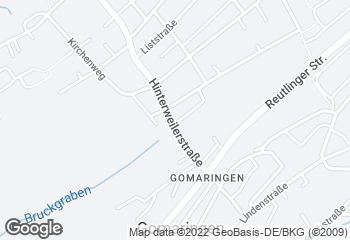 Karte mit Standort von Bäckerei-Konditorei Kocher